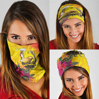 Papua New Guinea Cultural Tropical Flowers Neck Gaiter - Polynesian Pride
