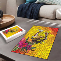 Papua New Guinea Cultural Tropical Flowers Puzzle LT9 - Polynesian Pride
