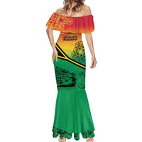 Hapi 45th Indipendens Dei Vanuatu Mermaid Dress Yumi 1980 with Vanuatuan Beach Landscape LT9 - Polynesian Pride