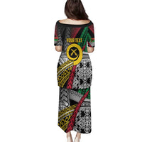 Vanuatu Proud to be Ni-van Personalised Family Matching Puletasi and Hawaiian Shirt with Mutis En Atan Patterns LT9 - Polynesian Pride