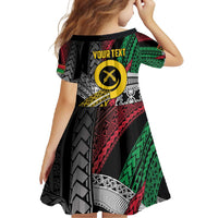 Vanuatu Proud to be Ni-van Personalised Family Matching Tank Maxi Dress and Hawaiian Shirt with Mutis En Atan Patterns LT9 - Polynesian Pride