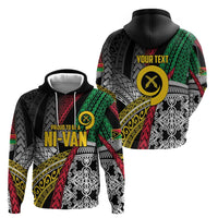 Vanuatu Proud to be Ni-van Personalised Hoodie with Mutis En Atan Patterns LT9 - Polynesian Pride