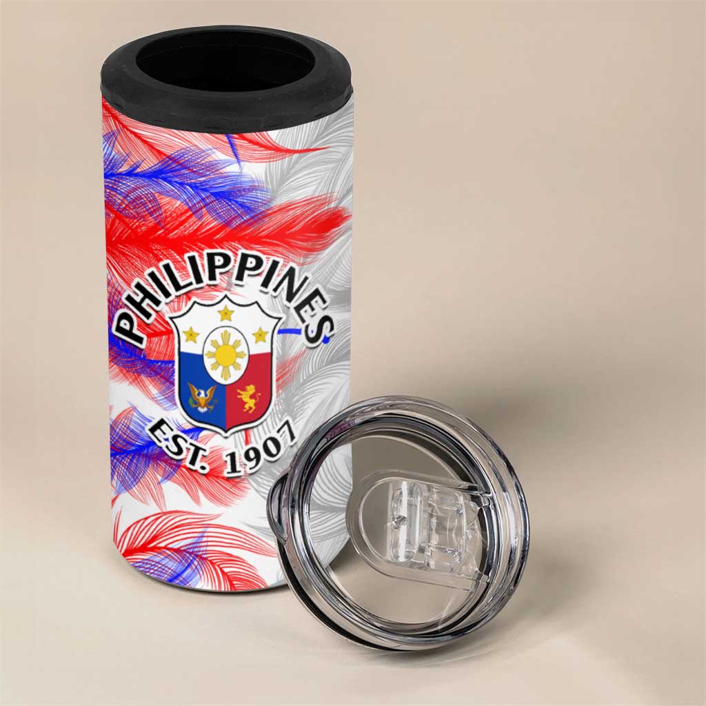Custom Philippines Anzkals Football 4 in 1 Can Cooler Tumbler Pilipinas Be Unique