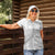 American Samoa White Sunday Women Polo Shirt Polynesian Lotu Tamaiti - Polynesian Pride