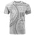 Samoa Siapo White Sunday T Shirt Lotu Tamaiti Polynesian White Pattern - Polynesian Pride