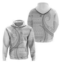 Tokelau White Sunday Hoodie Lotu Tamaiti Ngatu Tokelau Feletoa Manulua LT9 - Polynesian Pride