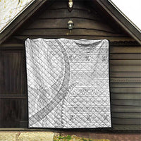 Tokelau White Sunday Quilt Lotu Tamaiti Ngatu Tokelau Feletoa Manulua LT9 - Polynesian Pride