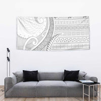 Tokelau White Sunday Tapestry Lotu Tamaiti Ngatu Tokelau Feletoa Manulua LT9 - Polynesian Pride