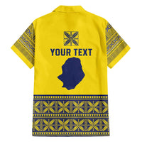 Niue Crab Personalised Family Matching Long Sleeve Bodycon Dress and Hawaiian Shirt Niuean Hiapo Pattern LT9 - Polynesian Pride