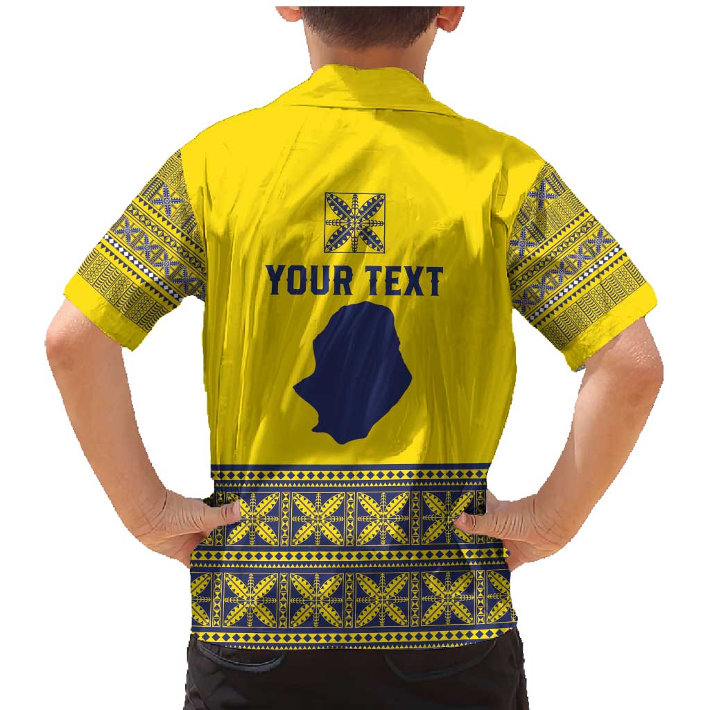 Niue Crab Personalised Family Matching Mermaid Dress and Hawaiian Shirt Niuean Hiapo Pattern LT9 - Polynesian Pride