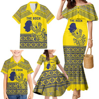 Niue Crab Personalised Family Matching Mermaid Dress and Hawaiian Shirt Niuean Hiapo Pattern LT9 - Polynesian Pride