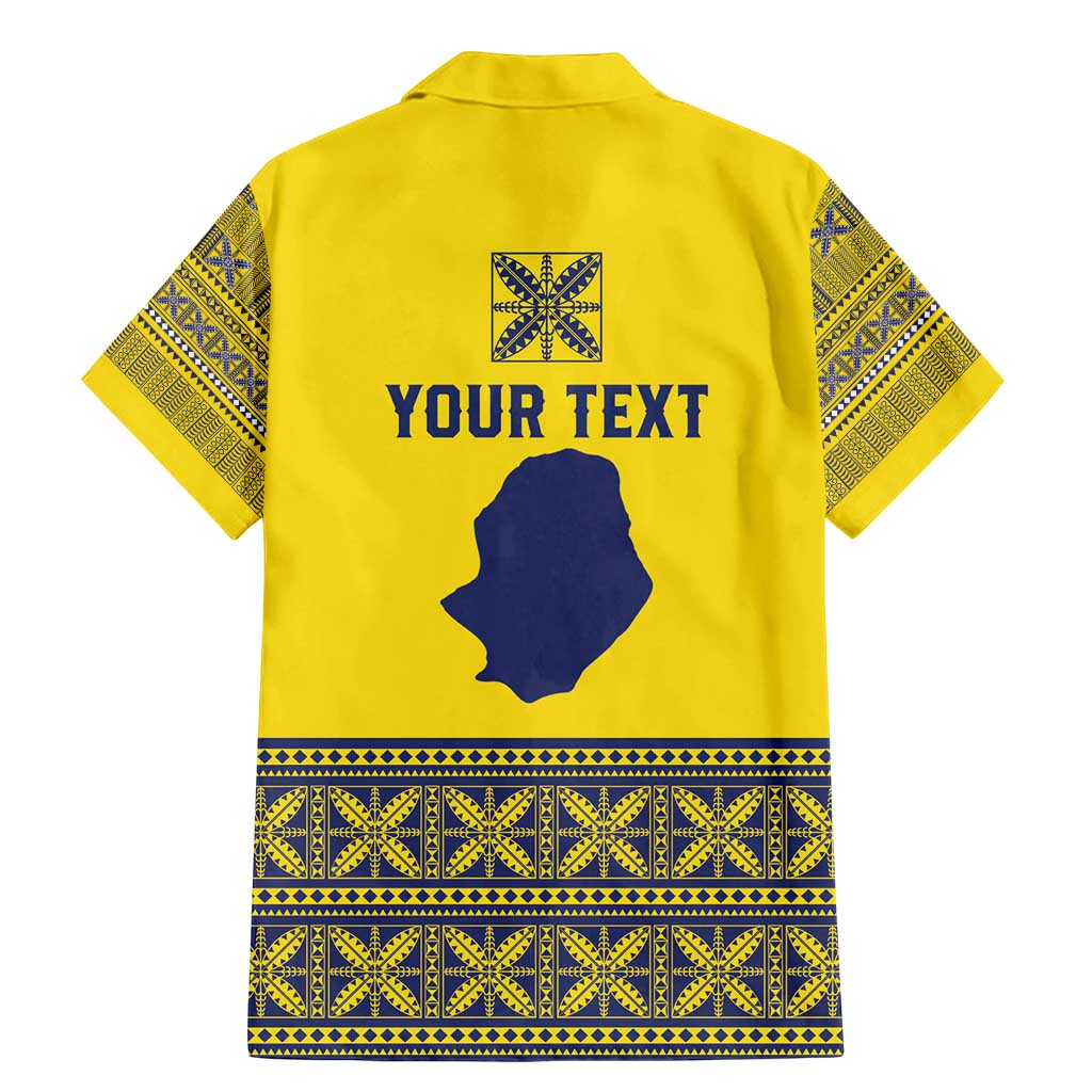 Niue Crab Personalised Family Matching Mermaid Dress and Hawaiian Shirt Niuean Hiapo Pattern LT9 - Polynesian Pride