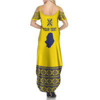 Niue Crab Personalised Family Matching Summer Maxi Dress and Hawaiian Shirt Niuean Hiapo Pattern LT9 - Polynesian Pride