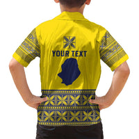 Niue Crab Personalised Family Matching Tank Maxi Dress and Hawaiian Shirt Niuean Hiapo Pattern LT9 - Polynesian Pride