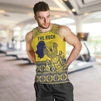 Niue Crab Personalised Men Tank Top Niuean Hiapo Pattern - Polynesian Pride