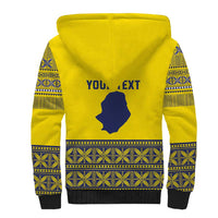Niue Crab Personalised Sherpa Hoodie Niuean Hiapo Pattern LT9 - Polynesian Pride