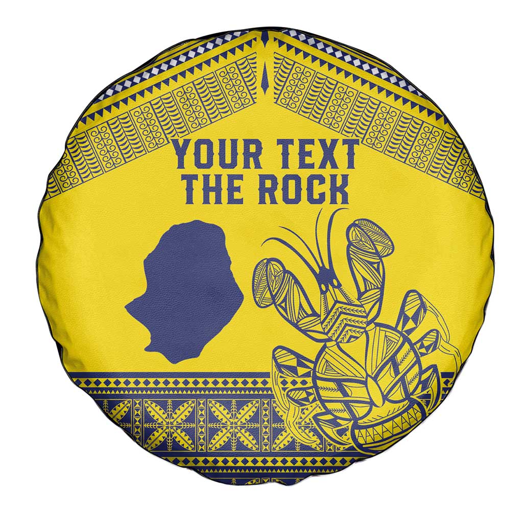 Niue Crab Personalised Spare Tire Cover Niuean Hiapo Pattern LT9 - Polynesian Pride