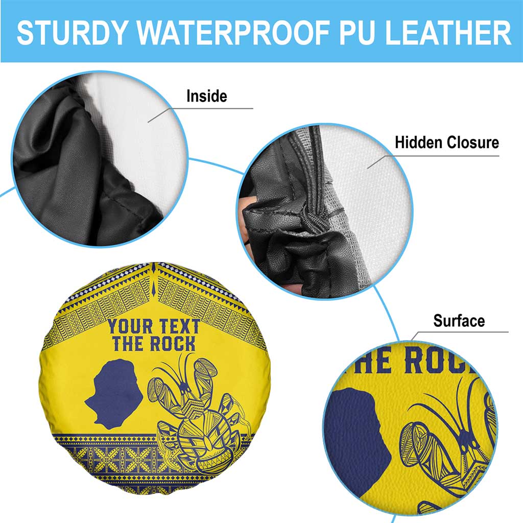 Niue Crab Personalised Spare Tire Cover Niuean Hiapo Pattern LT9 - Polynesian Pride