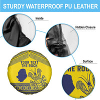 Niue Crab Personalised Spare Tire Cover Niuean Hiapo Pattern LT9 - Polynesian Pride