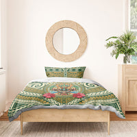 Hawaii Tiki Mask Bedding Set Mele Kalikimaka i Iulai!