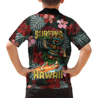 Hawaii Tiki Surfing Family Matching Mermaid Dress and Hawaiian Shirt Mele Kalikimaka i Iulai! LT9 - Polynesian Pride