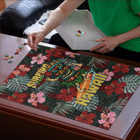 Hawaii Tiki Surfing Puzzle Mele Kalikimaka i Iulai! LT9 - Polynesian Pride