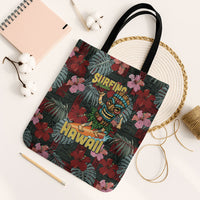 Hawaii Tiki Surfing Tote Bag Mele Kalikimaka i Iulai!