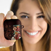 Kanoa Hawai'i Hibiscus AirPods Case Polynesian Tribal Tattoo Pattern Floral Elements LT9 - Polynesian Pride