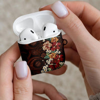 Kanoa Hawai'i Hibiscus AirPods Case Polynesian Tribal Tattoo Pattern Floral Elements LT9 - Polynesian Pride