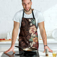 Kanoa Hawai'i Hibiscus Apron Polynesian Tribal Tattoo Pattern Floral Elements LT9 - Polynesian Pride