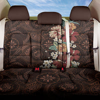 Kanoa Hawai'i Hibiscus Back Car Seat Cover Polynesian Tribal Tattoo Pattern Floral Elements LT9 One Size Brown - Polynesian Pride