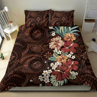 Kanoa Hawai'i Hibiscus Bedding Set Polynesian Tribal Tattoo Pattern Floral Elements LT9 - Polynesian Pride