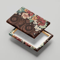 Kanoa Hawai'i Hibiscus Canvas Wall Art Polynesian Tribal Tattoo Pattern Floral Elements LT9 - Polynesian Pride