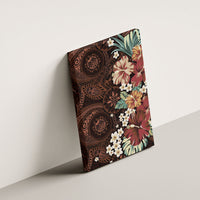 Kanoa Hawai'i Hibiscus Canvas Wall Art Polynesian Tribal Tattoo Pattern Floral Elements LT9 - Polynesian Pride