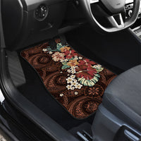 Kanoa Hawai'i Hibiscus Car Mats Polynesian Tribal Tattoo Pattern Floral Elements LT9 - Polynesian Pride