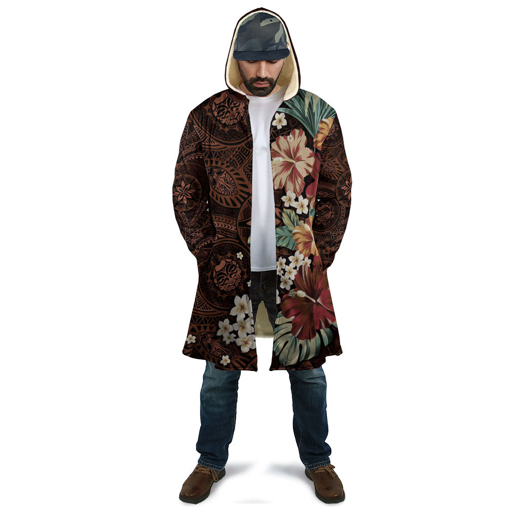 Kanoa Hawai'i Hibiscus Cloak Polynesian Tribal Tattoo Pattern Floral Elements LT9 - Polynesian Pride