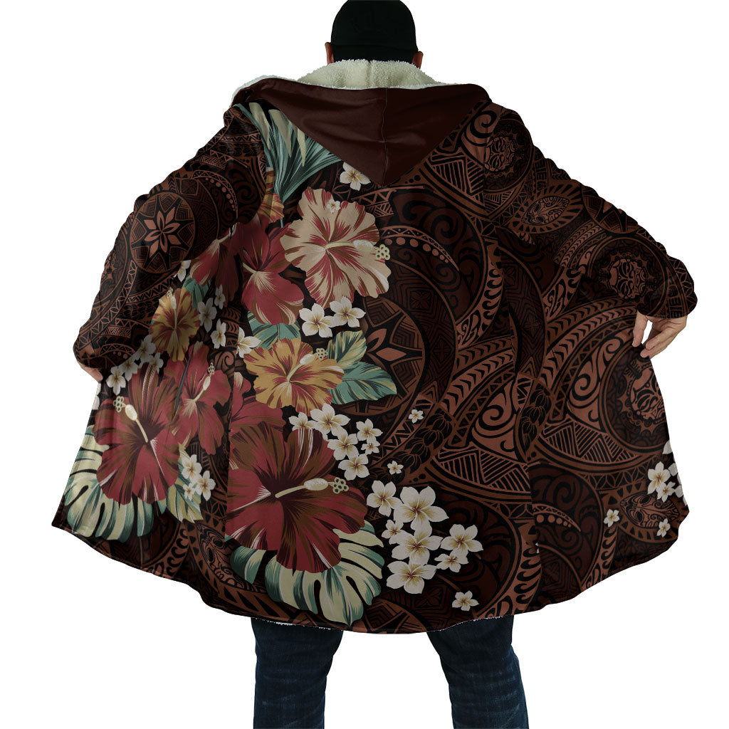 Kanoa Hawai'i Hibiscus Cloak Polynesian Tribal Tattoo Pattern Floral Elements LT9 - Polynesian Pride