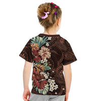 Kanoa Hawai'i Hibiscus Kid T Shirt Polynesian Tribal Tattoo Pattern Floral Elements LT9 - Polynesian Pride