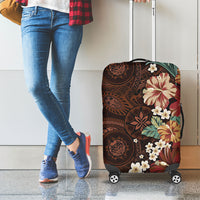 Kanoa Hawai'i Hibiscus Luggage Cover Polynesian Tribal Tattoo Pattern Floral Elements LT9 - Polynesian Pride