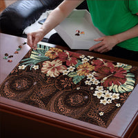 Kanoa Hawai'i Hibiscus Puzzle Polynesian Tribal Tattoo Pattern Floral Elements LT9 - Polynesian Pride