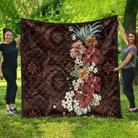 Kanoa Hawai'i Hibiscus Quilt Polynesian Tribal Tattoo Pattern Floral Elements LT9 - Polynesian Pride