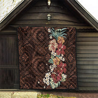 Kanoa Hawai'i Hibiscus Quilt Polynesian Tribal Tattoo Pattern Floral Elements LT9 - Polynesian Pride