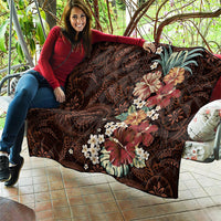 Kanoa Hawai'i Hibiscus Quilt Polynesian Tribal Tattoo Pattern Floral Elements LT9 - Polynesian Pride
