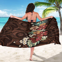 Kanoa Hawai'i Hibiscus Sarong Polynesian Tribal Tattoo Pattern Floral Elements LT9 - Polynesian Pride