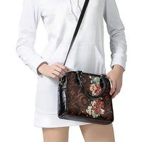 Kanoa Hawai'i Hibiscus Shoulder Handbag Polynesian Tribal Tattoo Pattern Floral Elements LT9 - Polynesian Pride