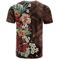 Kanoa Hawai'i Hibiscus T Shirt Polynesian Tribal Tattoo Pattern Floral Elements LT9 - Polynesian Pride