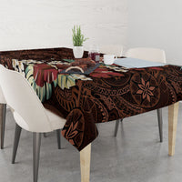 Kanoa Hawai'i Hibiscus Tablecloth Polynesian Tribal Tattoo Pattern Floral Elements LT9 - Polynesian Pride