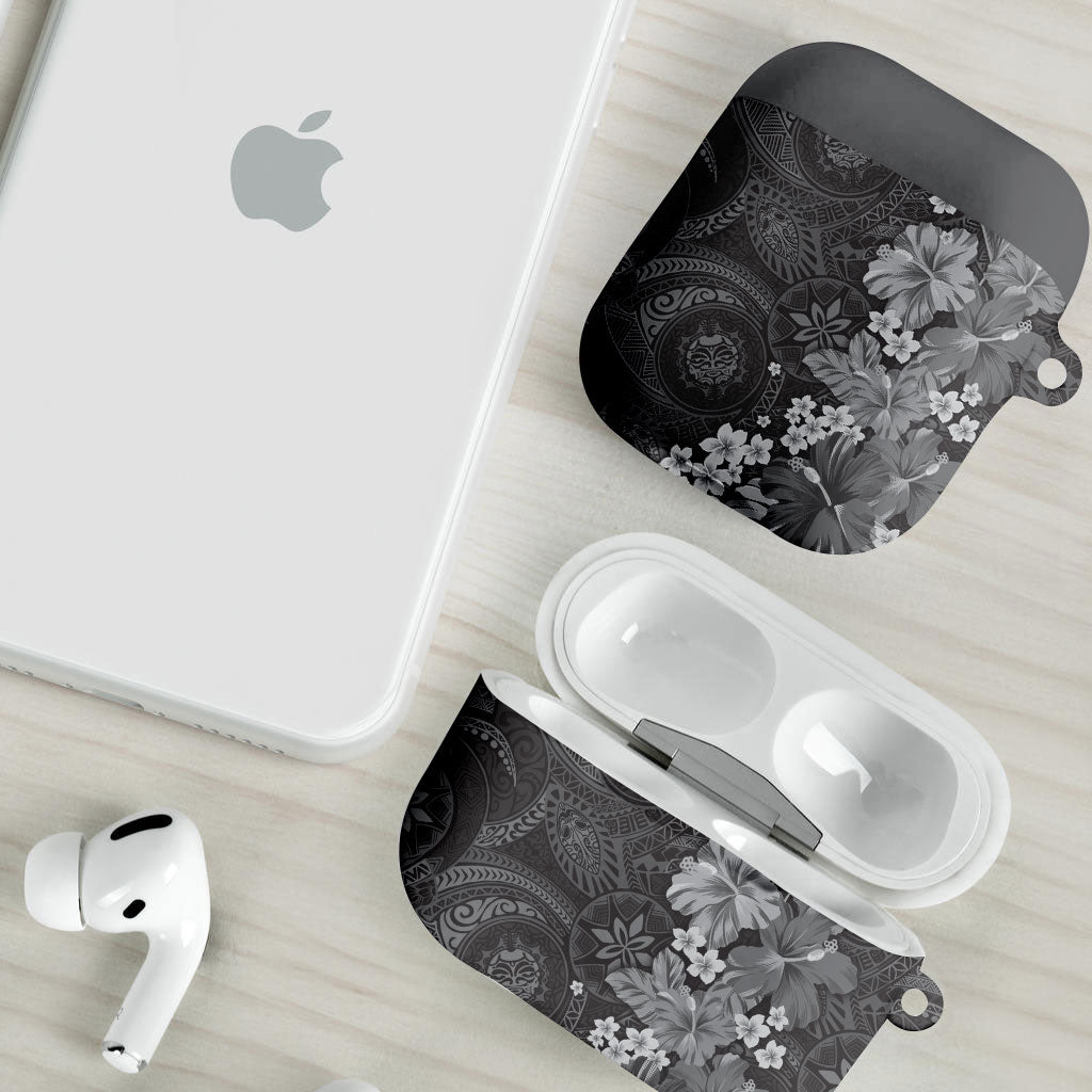 Pauli Hawai'i Hibiscus AirPods Case Polynesian Tribal Tattoo Pattern Floral Elements LT9 - Polynesian Pride