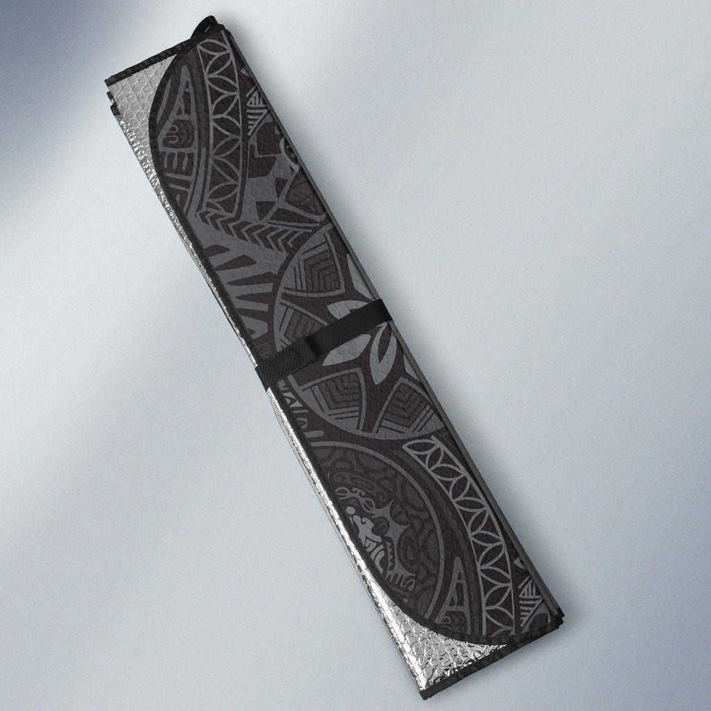 Pauli Hawai'i Hibiscus Auto Sun Shade Polynesian Tribal Tattoo Pattern Floral Elements LT9 - Polynesian Pride