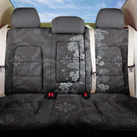 Pauli Hawai'i Hibiscus Back Car Seat Cover Polynesian Tribal Tattoo Pattern Floral Elements LT9 One Size Soft Black - Polynesian Pride